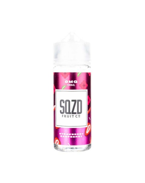 Strawberry Raspberry 100ml Shortfill E-Liquid by SQZD Fruit Co