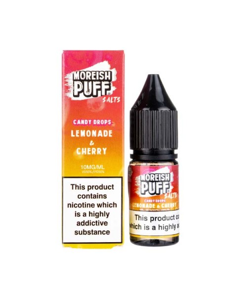 Lemonade & Cherry Candy Nic Salt E-Liquid by Moreish Puff