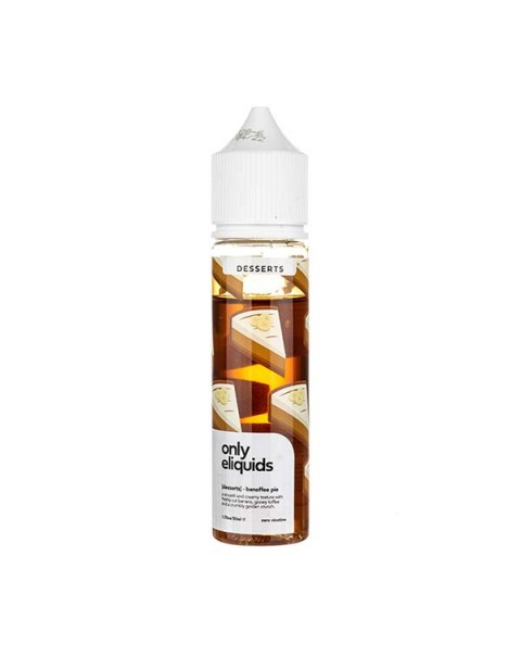 Banoffee Pie Shortfill E-Liquid by Only eLiquids