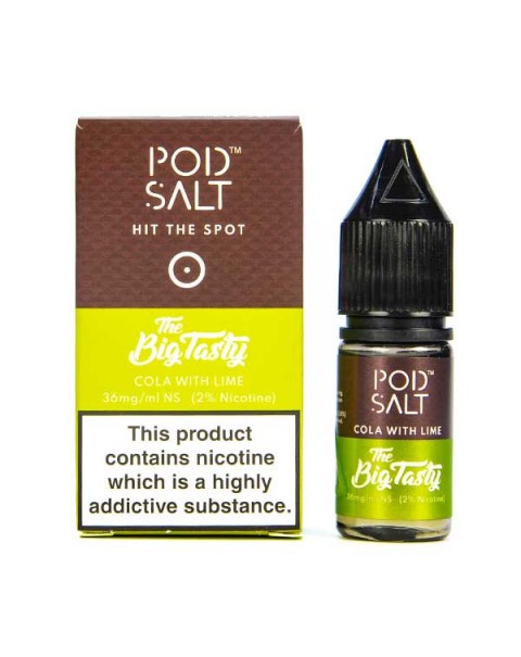 Cola with Lime Nic Salt E-Liquid by Pod Salt