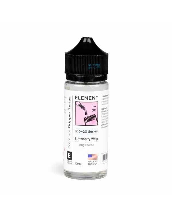 Strawberry Whip 100ml Shortfill E-Liquid by Elemen...