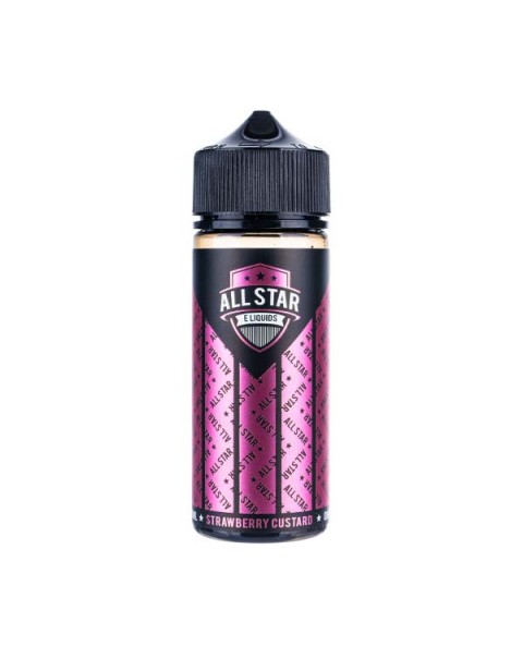 Strawberry Custard 100ml Shortfill E-Liquid by All Star