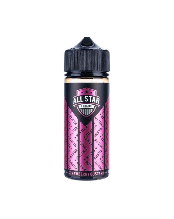 Strawberry Custard 100ml Shortfill E-Liquid by All...