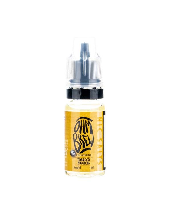 Tobacco Ziggicig Nic Salt E-Liquid by Ohm Brew