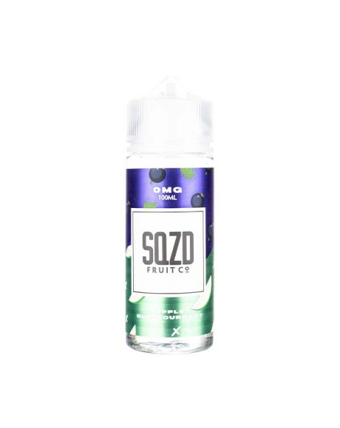 Apple Blackcurrant 100ml Shortfill E-Liquid By SQZD Fruit Co