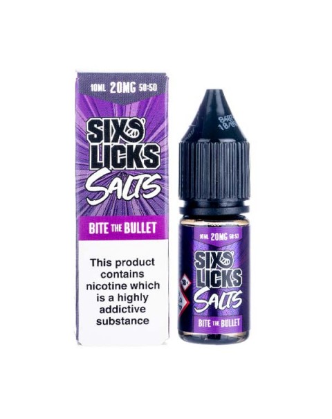 Bite The Bullet Nic Salt E-Liquid by Six Licks