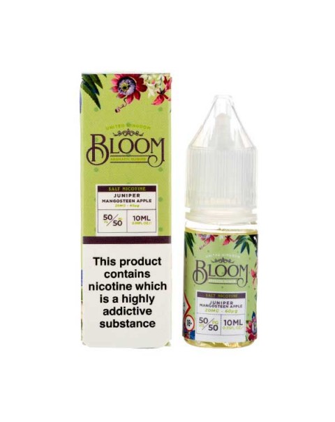 Juniper Mangosteen Apple Nic Salt E-Liquid by Bloom