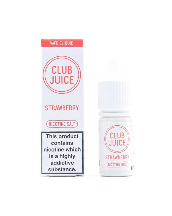Strawberry Nic Salt E-Liquid by Club Juice