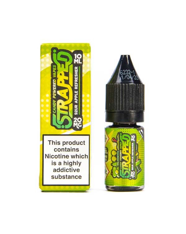 Sour Apple Refresher Nic Salt E-Liquid by Strapped
