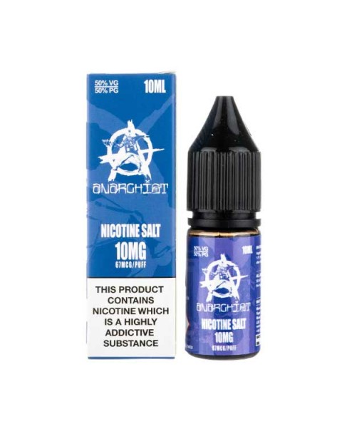 Blue Nic Salt E-Liquid by Anarchist