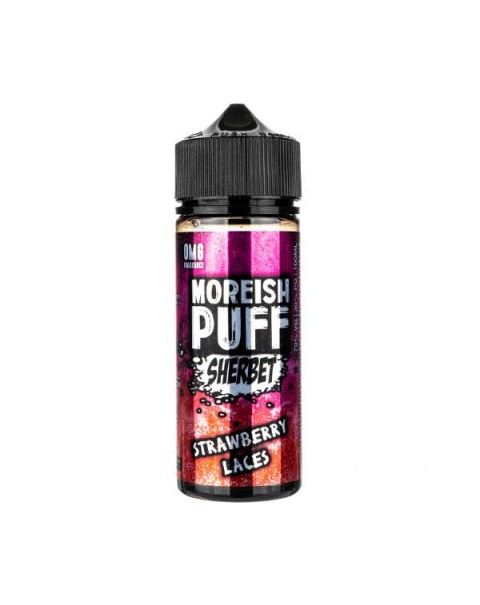 Strawberry Laces Sherbet Shortfill E-Liquid by Moreish Puff