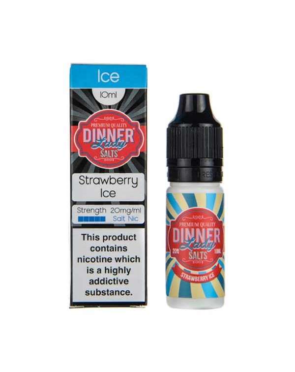 Strawberry Ice Nic Salt E-Liquid by Dinner Lady