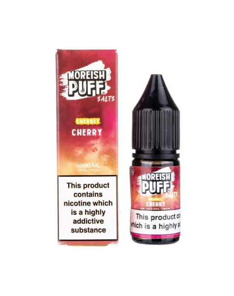 Cherry Sherbet Nic Salt E-Liquid by Moreish Puff