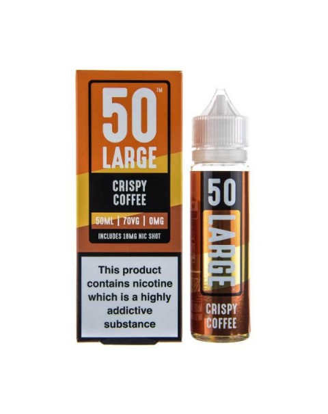 Crispy Coffee Shortfill E-Liquid by 50 Large