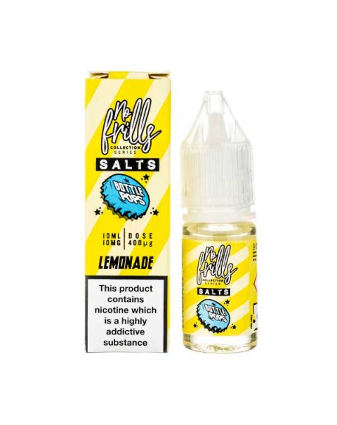 Lemonade Nic Salt E-Liquid by No Frills Bottle Pops