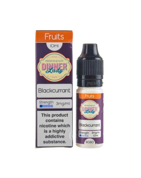 Blackcurrant 50/50 E-Liquid by Dinner Lady