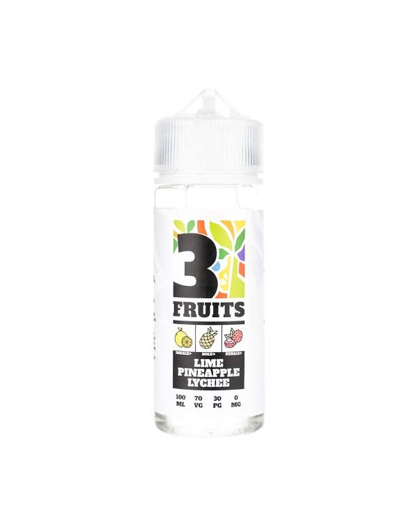 Lime, Pineapple, Lychee 100ml Shortfill E-Liquid b...