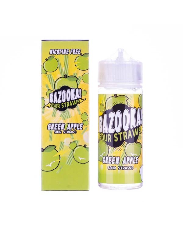 Green Apple Sours Shortfill E-Liquid by Bazooka