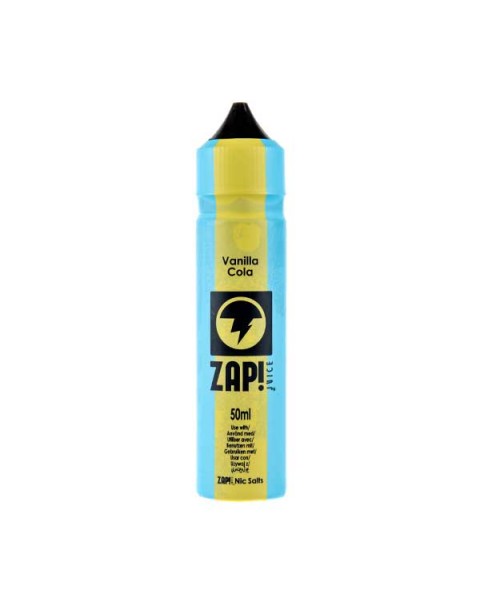 Vanilla Cola Shortfill E-Liquid by Zap! Juice