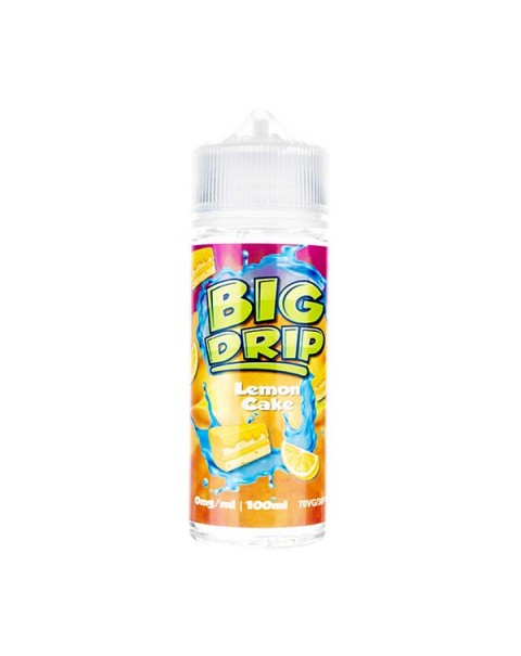 Lemon Cake 100ml Shortfill E-Liquid by Big Drip