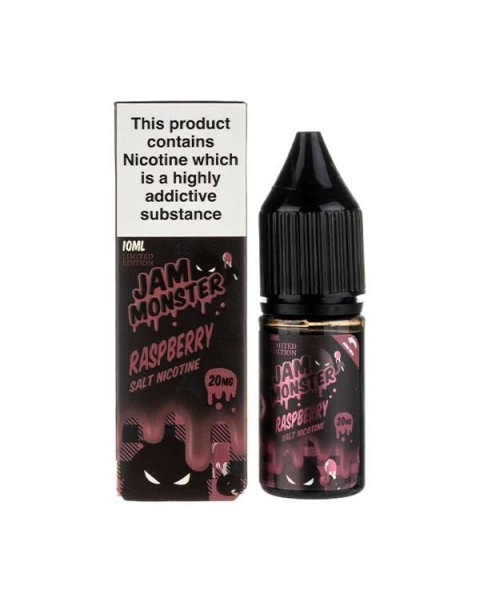 Raspberry Nic Salt E-Liquid by Jam Monster