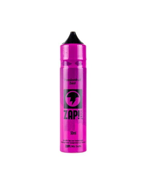 Passionfruit Zest Shortfill E-Liquid by Zap! Juice