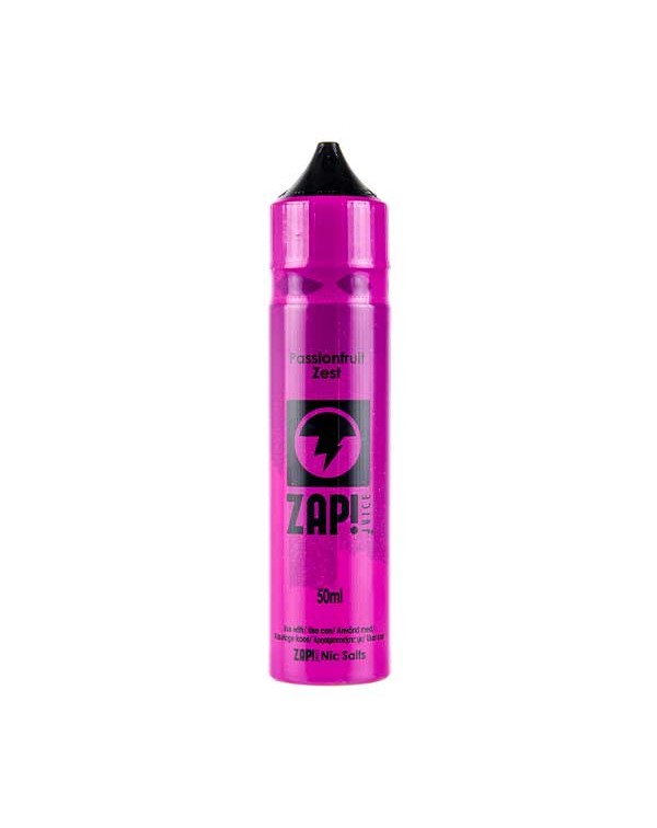 Passionfruit Zest Shortfill E-Liquid by Zap! Juice