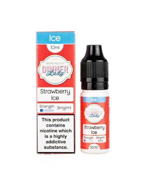 Strawberry Ice 70/30 E-Liquid by Dinner Lady