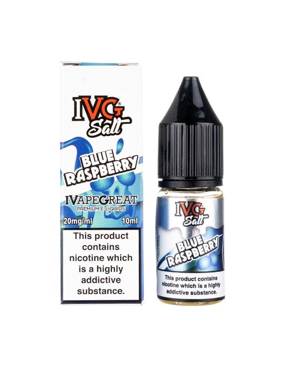 Blue Raspberry Nic Salt E-Liquid by IVG