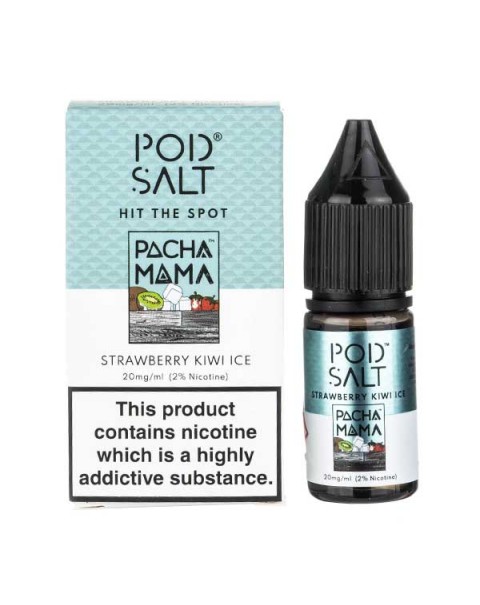 Strawberry Kiwi Ice Nic Salt E-Liquid by Pod Salt