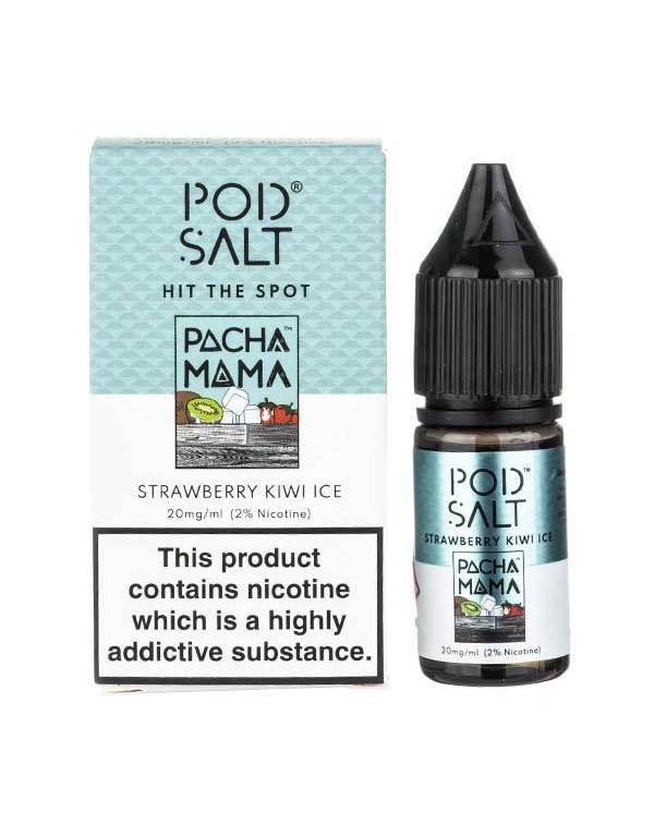 Strawberry Kiwi Ice Nic Salt E-Liquid by Pod Salt