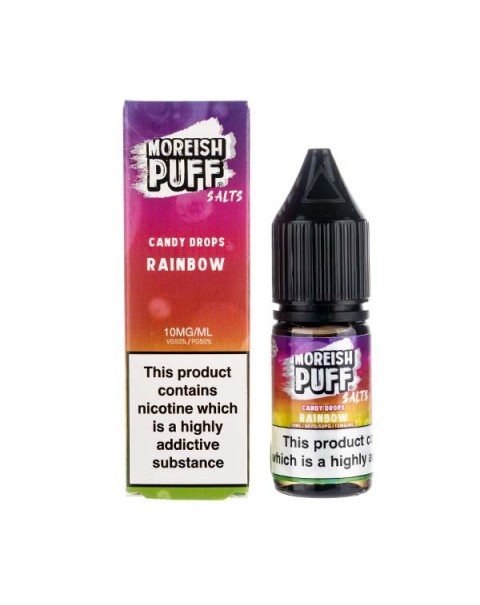 Rainbow Candy Drops Nic Salt E-Liquid by Moreish Puff