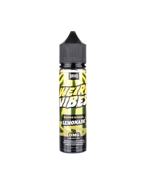 Mango & Basil Lemonade Shortfill E-Liquid by Weird Vibes