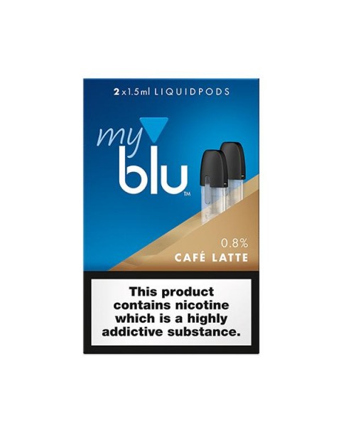 Cafe Latte 9mg myBlu Pods by Blu