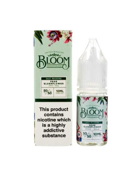 Pear Elderflower Nic Salt E-Liquid by Bloom