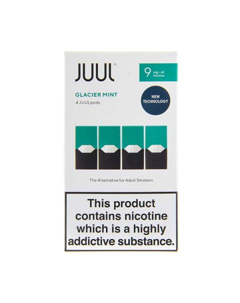 Glacier Mint 9mg UK V2 Juul Pods