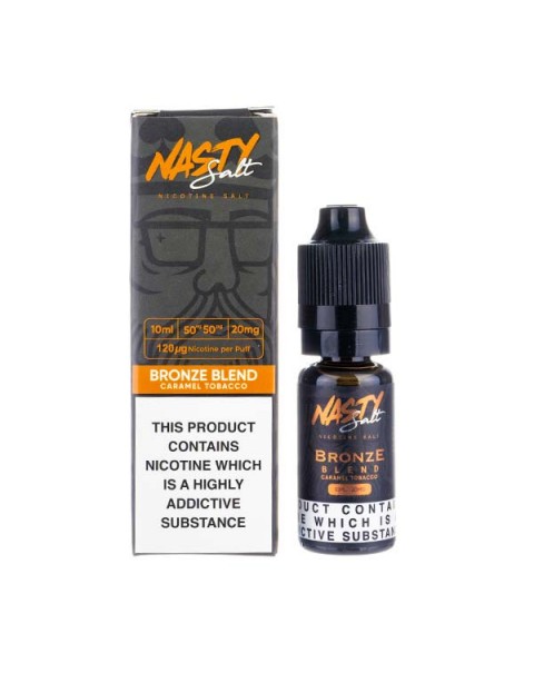 Bronze Blend Nic Salt E-Liquid by Nasty Juice