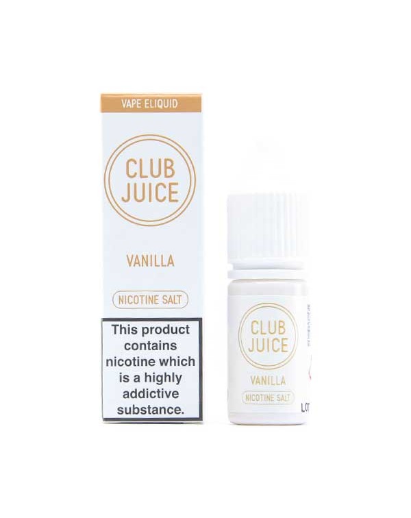 Vanilla Nic Salt E-Liquid by Club Juice
