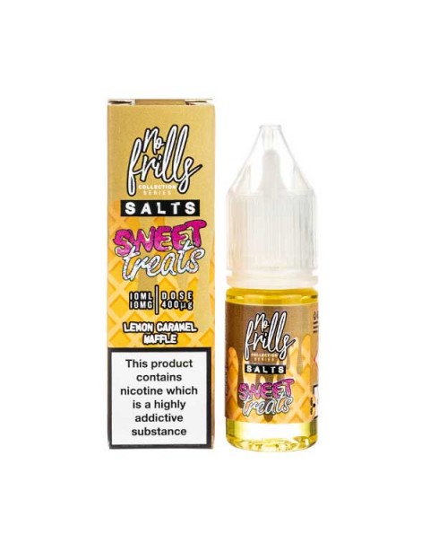 Lemon & Caramel Waffle Nic Salt E-Liquid by No Frills