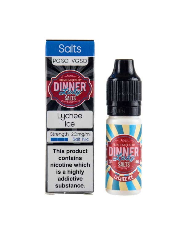 Lychee Ice Nic Salt E-Liquid by Dinner Lady