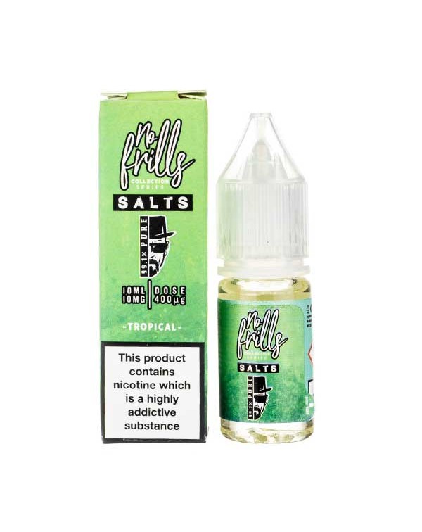 Tropical Nic Salt E-Liquid by No Frills 99.1% Pure