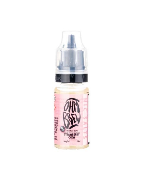 Strawberry Chew Nic Salt E-Liquid by Ohm Brew