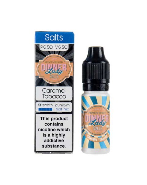 Caramel Tobacco Nic Salt E-Liquid by Dinner Lady