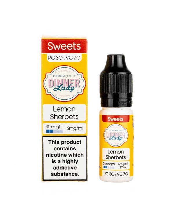 Lemon Sherbets 70/30 E-Liquid by Dinner Lady