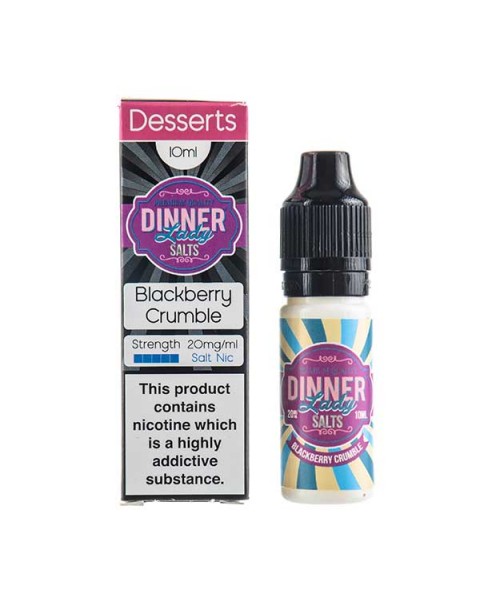 Blackberry Crumble Nic Salt E-Liquid by Dinner Lady