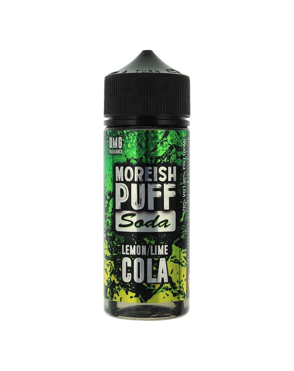 Lemon Lime Cola Shortfill E-Liquid by Moreish Puff