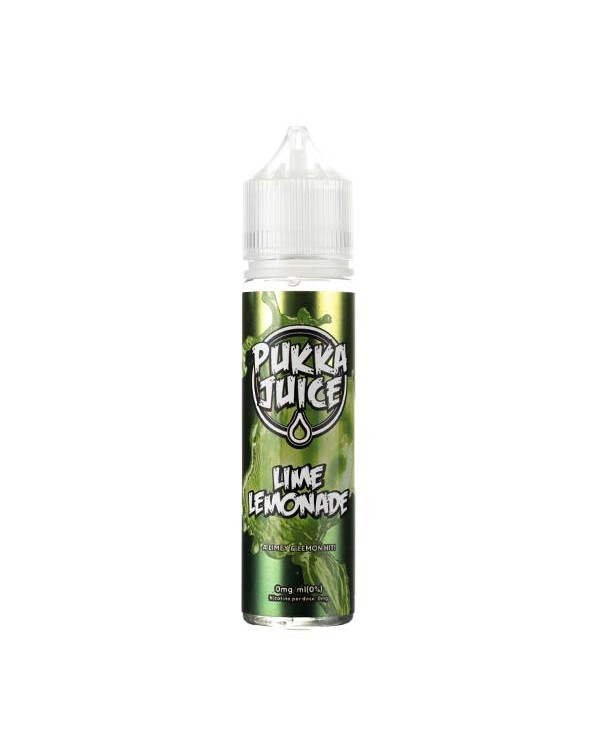 Lime Lemonade Shortfill E-Liquid by Pukka Juice