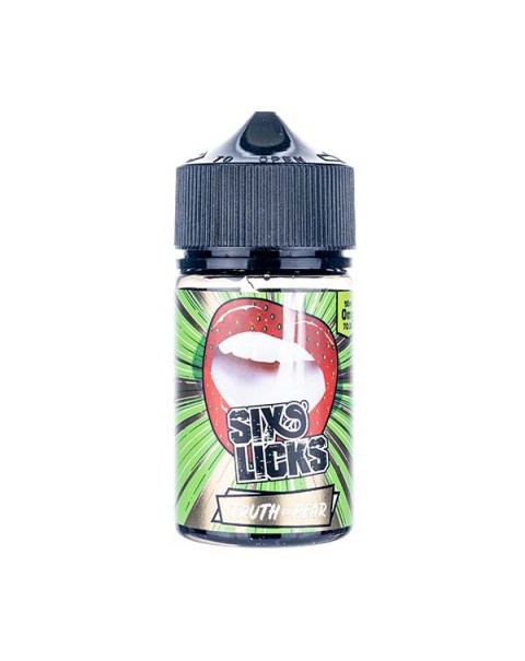 Truth or Pear 50ml Shortfill E-Liquid by Six Licks