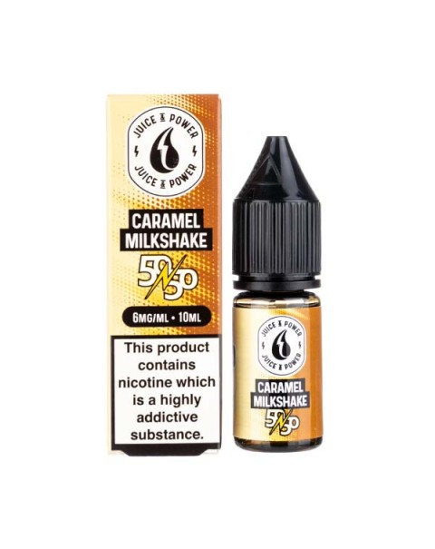 Caramel Milkshake 50/50 E-Liquid by Juice N Power