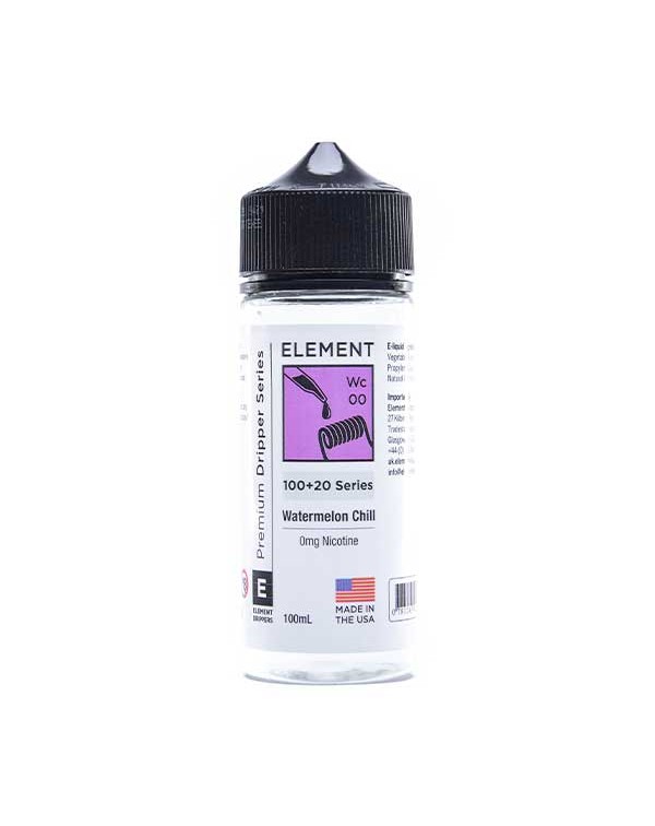 Watermelon Chill 100ml Shortfill E-Liquid by Eleme...